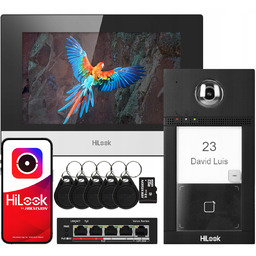 Wideodomofon Domofon WiFi PoE HiLook by Hikvision Czytnik