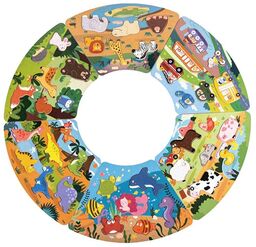 2Kids Toys Puzzle drewniane okrągłe