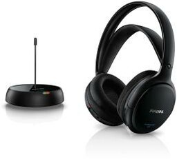Philips SHC5200/10 Nauszne Czarny Słuchawki bezprzewodowe