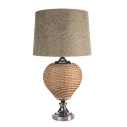 Eurofirany Lampa dekoracyjna 38x43x78 Pati 02 brązowa