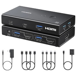 UGREEN AK502 2w1 HDMI 2.0 Przełacznik KVM