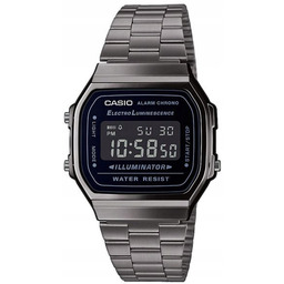 Casio, Zegarek damski, A168WEGG-1BEF, srebrny