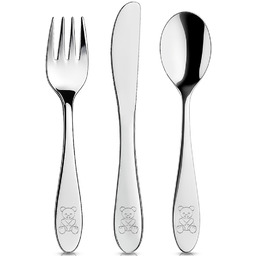 Zestaw sztućców stalowy dla dzieci 3 el.