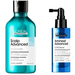 Loreal Scalp Advanced Anti-Dandruff szampon + Aminexil Advanced