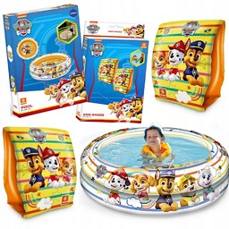 Zestaw Basen I Rękawki Do Pływania Paw Psi