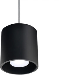 Lampa wisząca ORBIS 1 czarny SL.0051 - Sollux