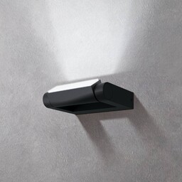 EGLO Kinkiet zewnętrzny Brianza, czarny, aluminium, nowoczesny