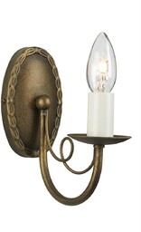 ELSTEAD LIGHTING Kinkiet MINSTER MN1-BLK-GOLD oprawa w kolorze