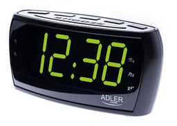 2 x Radiobudzik Radio Fm/am Zegar Led Adler
