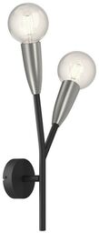 Lucande - Carlea 2Lampa Ścienna Black/Nickel