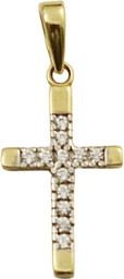 Złoty krzyżyk pr 585