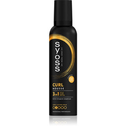 Syoss, Curl Control Mousse pianka do włosów kręconych