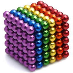 Kulki Magnetyczne 5 mm duże 216 szt Tęcza