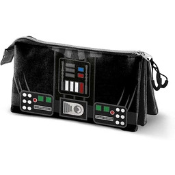 Star Wars Vader -Piórnik Potrójny ECO, Czarny, 23