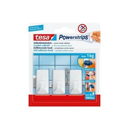 Tesa Haczyk Samoprzylepny Powerstrips 3 szt. do Obrazów