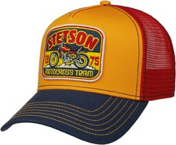 Czapka Trucker Motorcross Team by Stetson, czerwony, One