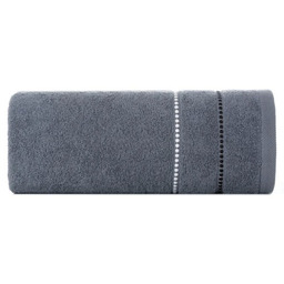 Ręcznik bawełniany 70x140 Suzi popielaty frotte 500 g/m2