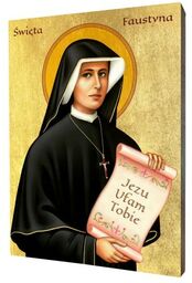 Ikona religijna święta Faustyna Kowalska