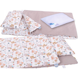 Pościel do przedszkola z zapięciem 80x220 cm Bobo