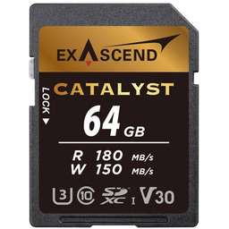Exascend EX64GSDU1 - karta SDXC 64GB, UHS-II, R180/W150