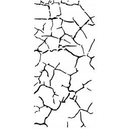 Szablon malarski tynkarski Pęknięcia 92cm tynk Beton architektoniczny