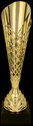 Puchar metalowy złoty - FIBI H-36cm 4173C
