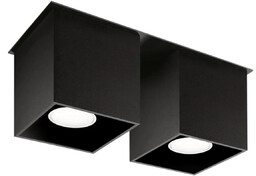 Plafon QUAD 2 czarny SL.0063 - Sollux Sprawdź