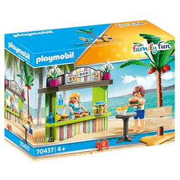 Playmobil, klocki konstrukcyjne Family Fun Kiosk na Plaży,