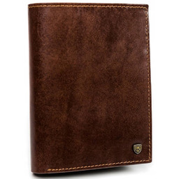 Rovicky portfel męski skóra naturalna rozbudowany pionowy duży