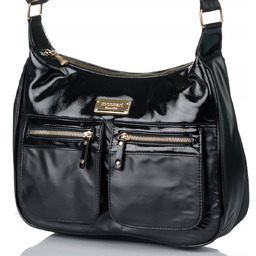 Monnari Torebka Kuferek Listonoszka Sportowy black