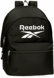 Reebok Boston, Czarny (Black), Mochila para Portátil Doble