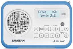 Radio SANGEAN DPR-67 Biało-niebieski