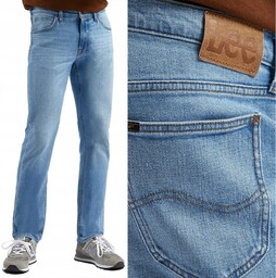 Lee DAREN REGULAR powder BLUE DŻINS W33 L34