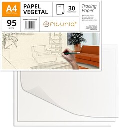 Papier roślinny, papier roślinny A4 o satynowej powierzchni,