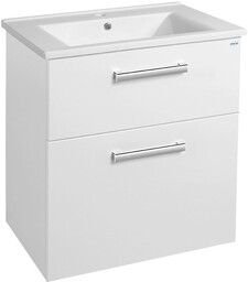VEGA szafka umywalkowa 62x72,6x43,6cm, 2 szuflady, biała VG063