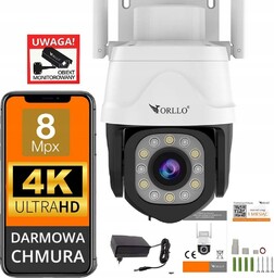 Orllo Orllo Z17 Pro 4K zewnętrzna obrotowa Gsm