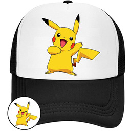 CZAPKA Z DASZKIEM POKEMON PIKACHU DLA DZIECI SIATKA