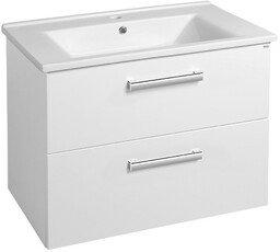 VEGA szafka umywalkowa 72x57,6x43,6cm, 2 szuflady, biała VG073