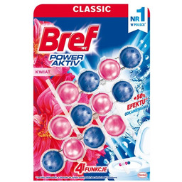 Bref Power Aktiv Kostka do WC Kwiat 3x