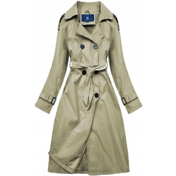 Płaszcz damski khaki jasny rozmiar 42