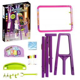 Tablica 3w1 Magnetyczna Suchościeralna Malowanie Światłem