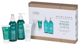 Ziaja Manuka Tree Set Oczyszczający, Rutyna Przeciwtrądzikowa, Zestaw