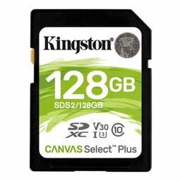 Kingston Karta pamięci SD 128GB Canvas Select Plus