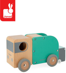 Śmieciarka drewniana Bolid J04633 Janod