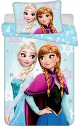 Pościel 140x200 Disney Kraina Lodu Frozen Elsa Anna