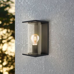 EGLO Kinkiet zewnętrzny Cascinetta, czarny, metal, nowoczesny