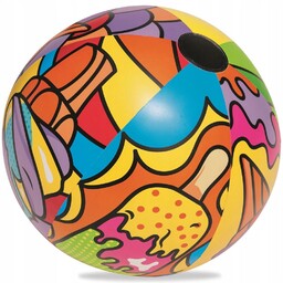 Bestway kolorowa dmuchana piłka plażowa 91cm 31044
