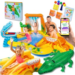 Zestaw Basen Dla Dzieci Ogrodowy Dmuchany Dla Dzieci