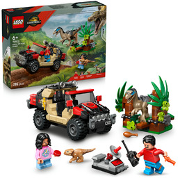 Lego Ucieczka terenówką przed raptorem 76972