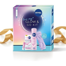 NIVEA Glow & Go Kit Damski Zestaw kosmetyków